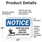 Signmission 18 in Height, 24 in Width, Vinyl Decal, Rectangle OS-2PACK-NS-D-1824-L-17981 - alternate 3